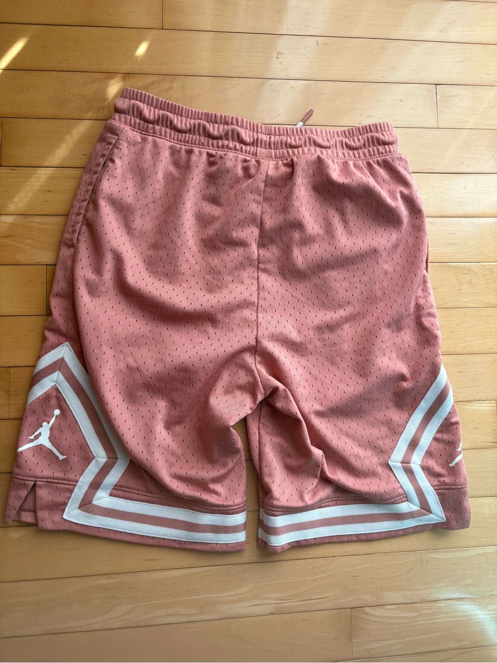 Jordan Youth XL Pink Dusty Rose Mesh Basketball Shorts Jumpman 13-15 Years